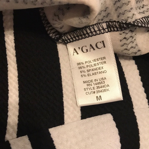 NWT!! SUPER CUTE! Black and white Bodycon Dress - Picture 6 of 6